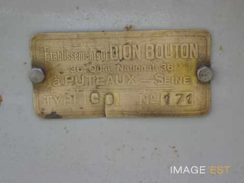 Plaque métallique De Dion-Bouton